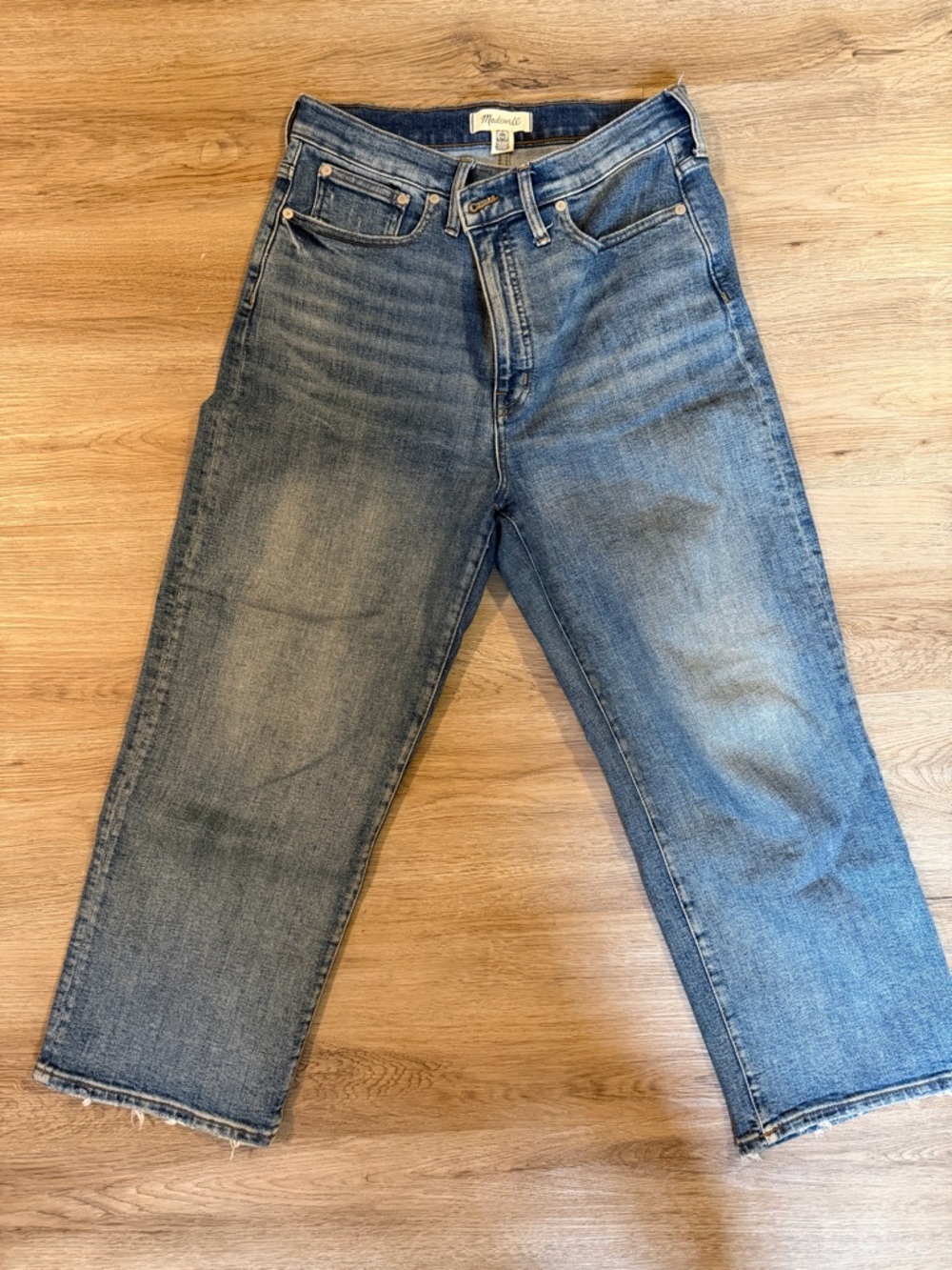 Madewell Light Blue Cropped Ankle Jeans